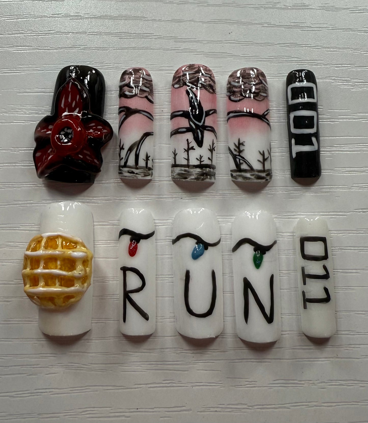 Stranger Things Nails