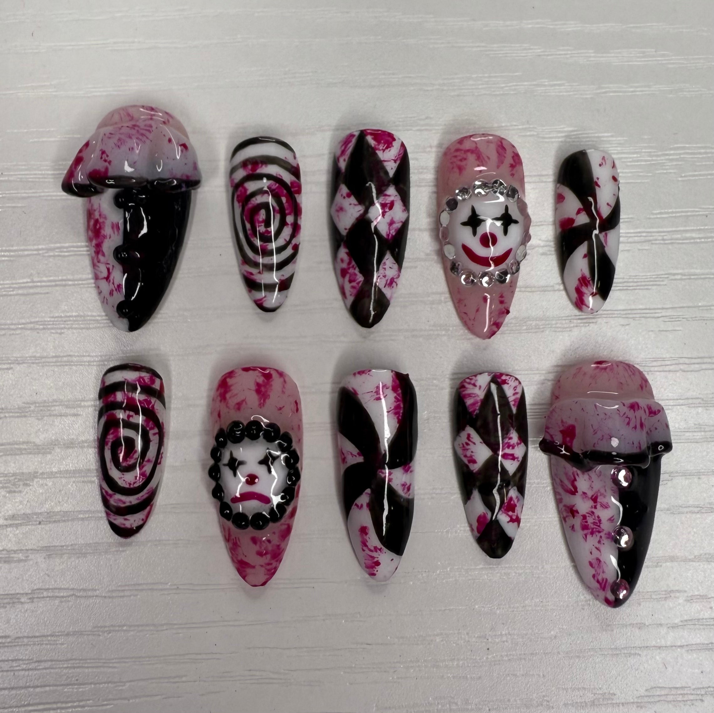 Clown Nails