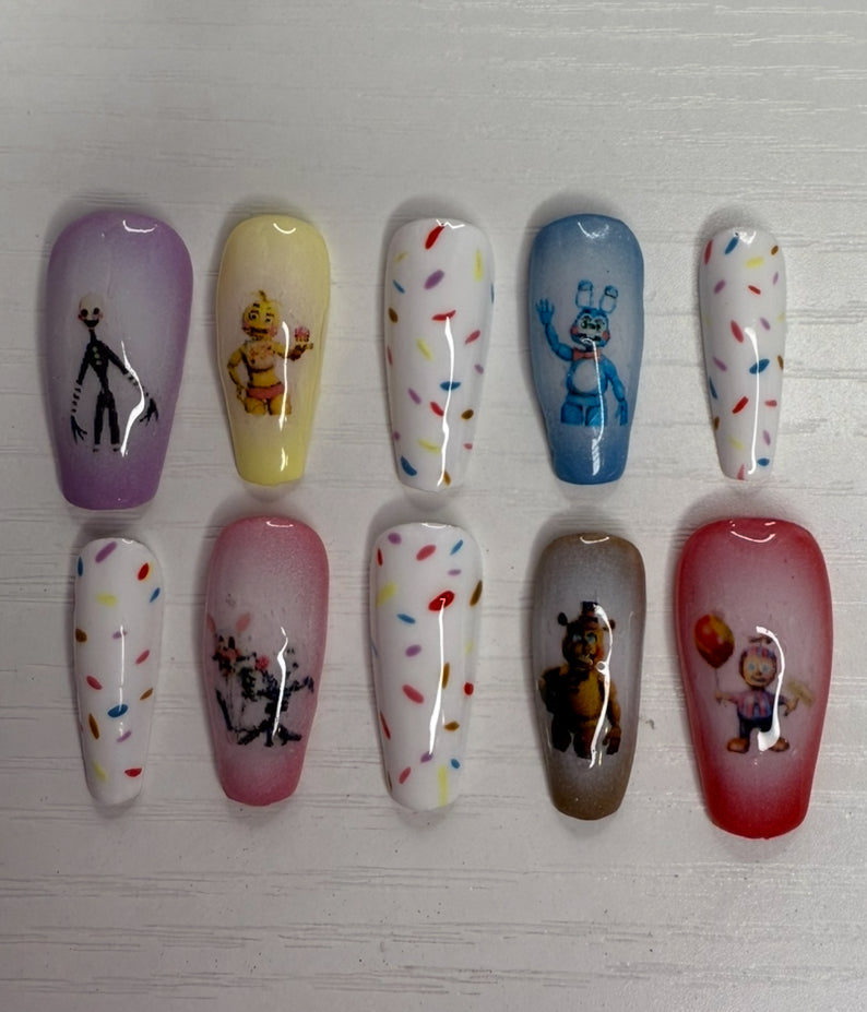 Toy animatronic nails