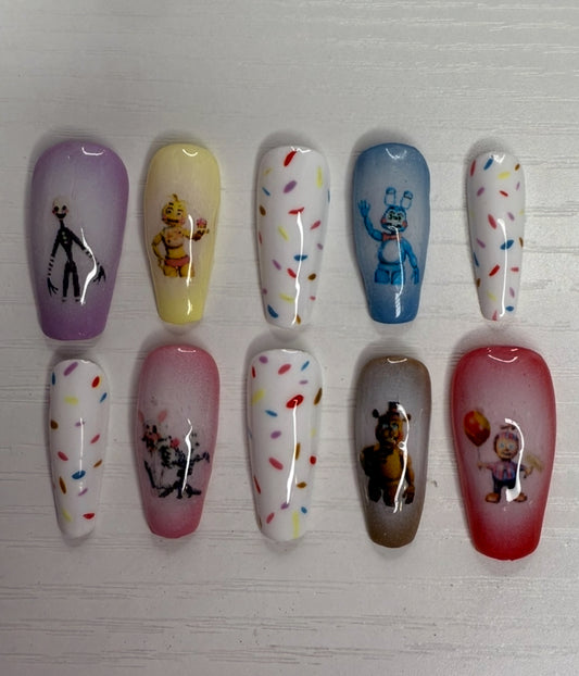 Toy animatronic nails