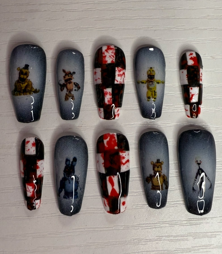 Withered animatronic nails