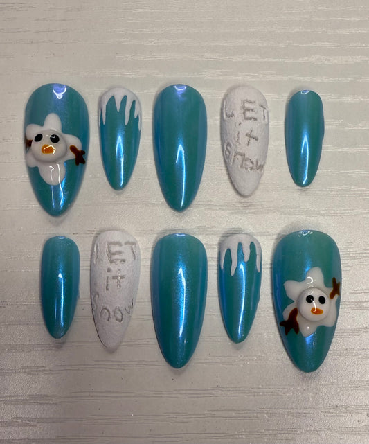 Let it snow nails